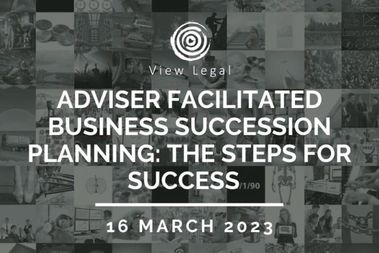 FREE Webinar – Adviser Facilitated Business Succession Planning: The Steps for Success (16 March 2023)