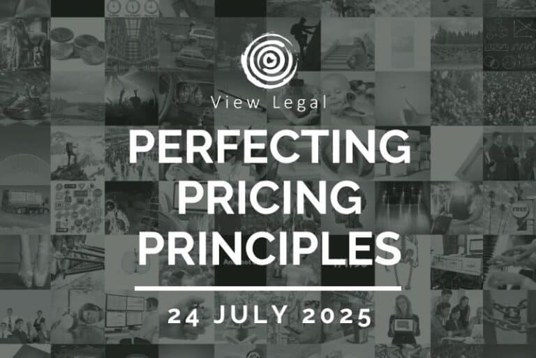View Legal webinar – Perfecting Pricing Principles (24 July 2025)